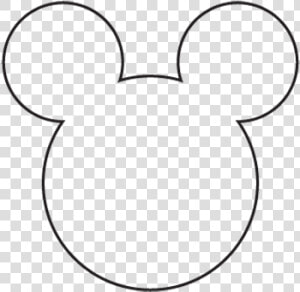 Minimalistic Logos Of Famous Brands Mickey Mouse   Disney Minimalist Black And White  HD Png Download