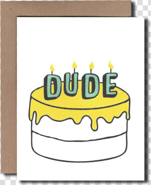 Dude Cake   Birthday Cake  HD Png Download