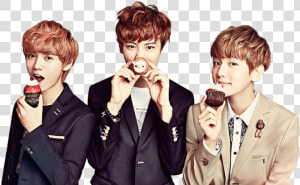 Luhan Chanyeol Baekhyun Exo Amirasone Png Exo Luhan   Exo Chanyeol Baek Hyun  Transparent Png