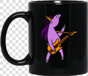 Funny Unicorn Playing Guitar Retro Cute 11oz   15oz   Don T We Mugs  HD Png Download