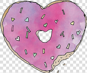 Heart Cool Transparent Tumblr Donuts Png Heart Cool   Png Donut  Png Download