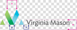 Virginia Mason Vertical Logo Proportion And Spacing   Triangle  HD Png Download