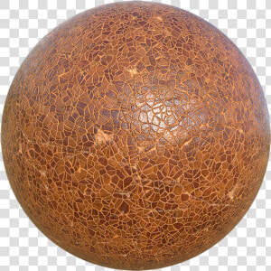 Typical Orange Or Brown Leather Texture With Impressions    Sphere  HD Png Download