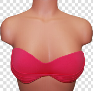 Brazilian Style Coral Bikini Top   Brassiere  HD Png Download