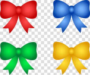 Cheer Bow Clipart Outline   Christmas Bows Clipart  HD Png Download