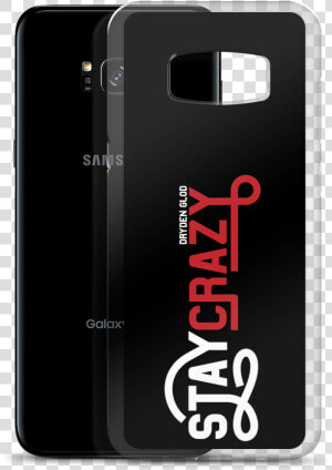 Stay Crazy White Mockup Case With Phone Default Samsung  HD Png Download