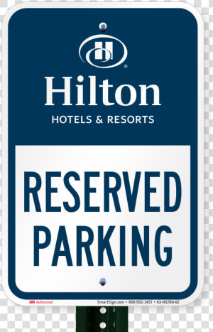 Transparent Hilton Hotel Logo Png   Hotel Parking Hilton Signage  Png Download