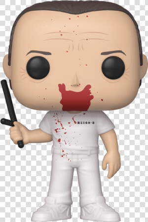 Silence Of The Lambs Bloody Hannibal Pop Vinyl Figure   Funko Hannibal Lecter Bloody  HD Png Download