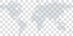 Trail Clipart Dotted Line   Dotted Map Of World  HD Png Download