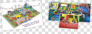 Layout Modern Amusement Park  HD Png Download