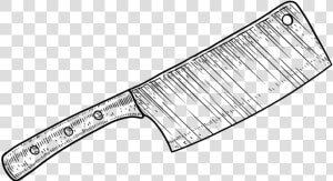 Butcher Knife Easy Drawing  HD Png Download