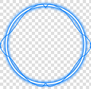  neon  round  blue  freetoedit  circle  frame  border   Blue Neon Circle Png  Transparent Png