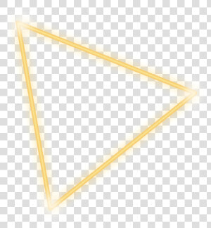  freetoedit  neon  triangle  yellow  glow  frame  border   Triangle  HD Png Download