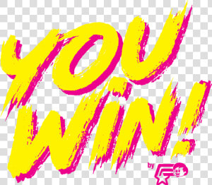 Transparent You Win Png   Transparent You Win Text Png  Png Download