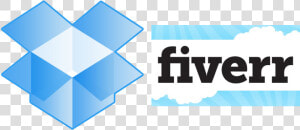 How To Max Out Your Dropbox  Twice For A Fiverr   Logo Boîte Bleue Ouverte  HD Png Download