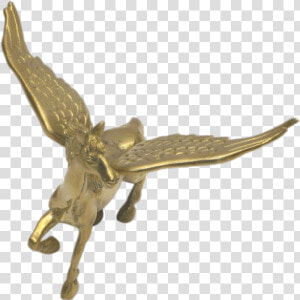 Flying Pegasus Statuette   Pegasus Flying Png  Transparent Png