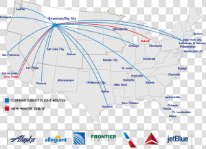 Flight Map   Digital Shaded Relief Map Of The United States  HD Png Download