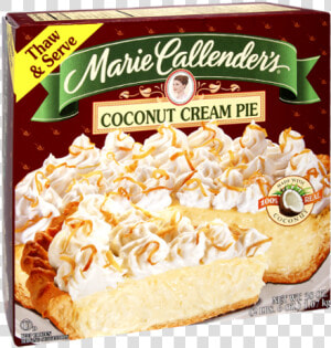 Marie Callender  39 s Coconut Cream Pie Frozen  HD Png Download