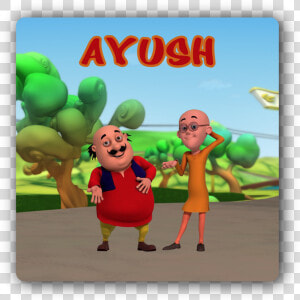 Funcart Motu Patlu Theme Coaster Title Funcart Motu   Easy Motu Patlu Drawing  HD Png Download