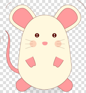 Cute Vector Mouse Cartoon Free Frame Clipart   Hình Chuột Hoạt Hình  HD Png Download