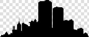 New York City Skyline Silhouette Clip Art   Transparent Silhouette City Png  Png Download