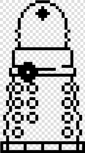 Dalek Doctor Who Pixel Art  HD Png Download