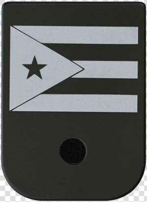 Puerto Rico Flag Titanium Black Traditional Finish  HD Png Download