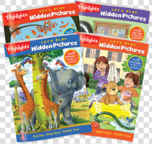 Hidden Pictures Let’s Play 4 book Set   Highlights Let  39 s Play Hidden Pictures Books  HD Png Download