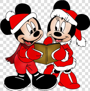 Minnie Mouse Christmas  Mickey Minnie Mouse  Disney   Mickey And Minnie Christmas Clipart  HD Png Download