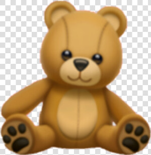 Transparent Bear Emoji Png   Teddy Bear Emoji Transparent  Png Download