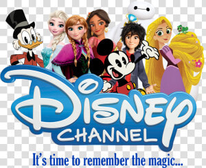 Disney Channel Logo With New Characters   Disney Channel New  HD Png Download