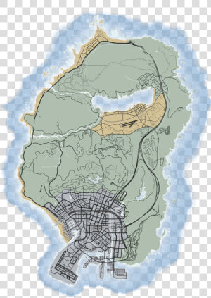 Gta 5 Map Png   Gta 5 Rare Car Locations Story Mode Map  Transparent Png