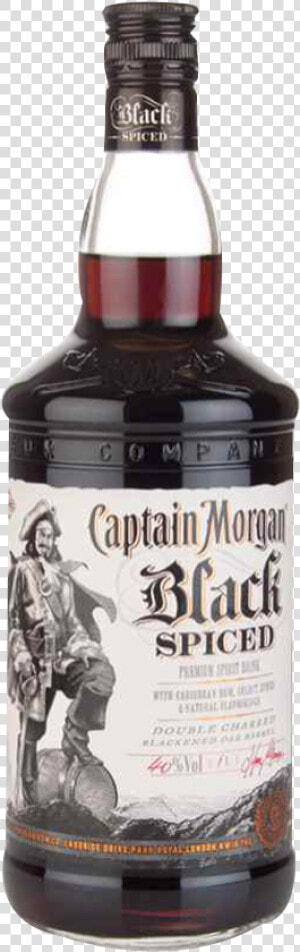 Captain Morgan Black 1lt Rum   Captain Morgan Black 750 Ml  HD Png Download