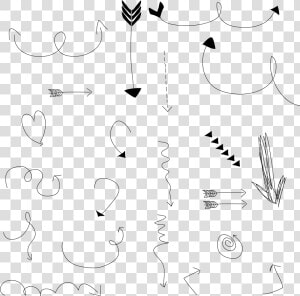 Freebie Friday Free Handrawn Arrow Doodles   Arrow Cute Doodles Png  Transparent Png