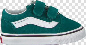 Green Vans Sneakers Td Old Skool V Quetzal   Skate Shoe  HD Png Download