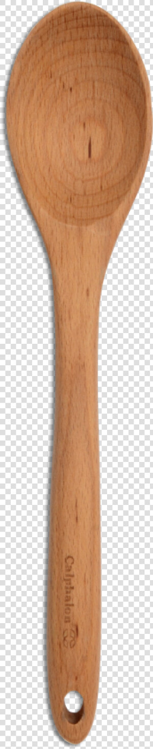 Calphalon Wooden Spoon   Wood Spoon Top View  HD Png Download