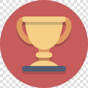 Circle Icons Trophy   Trophy In A Circle  HD Png Download