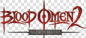 Bo2   Png Download   Blood Omen 2 The Legacy Of Kain Series Logo  Transparent Png