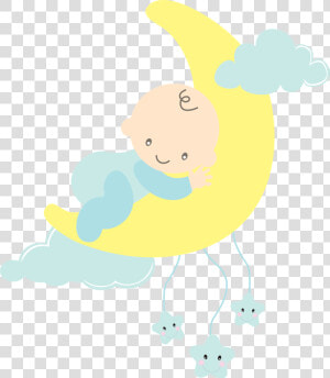 Bebé Para Baby Shower En La Luna   Bebe Para Colorear Baby Shower  HD Png Download