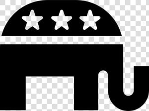 Clip Art Republican Elephant Png   Republican Elephant Black And White  Transparent Png