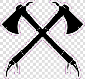 Crossed Tomahawks Sticker   Canal Winchester High School Logo  HD Png Download