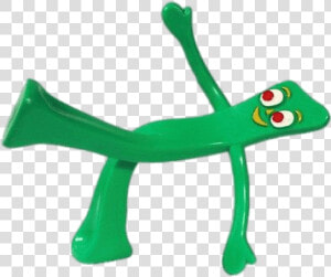 Free Png Download Gumby Holding One Leg Up Clipart   Gumby Transparent Background Pose  Png Download