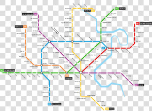 Ho Chi Minh City Proposed Metro Map   Tuyến Metro Việt Nam  HD Png Download