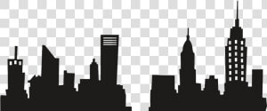 New York City Skyline Silhouette Png Image Royalty   New York City Building Clipart  Transparent Png