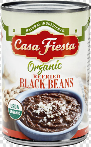 Organic Refried Black Beans Can Cfedits   Casa Fiesta Organic Dark Red Kidney  HD Png Download