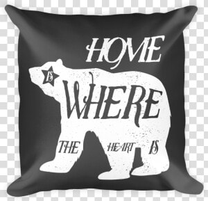 Decorative Throw Pillow   Home Is Where The Heart Isyou   California Emblems  HD Png Download