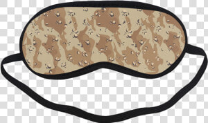 Desert Camouflage Pattern Sleeping Mask By Gravityx9   Clipart Sleeping Mask Transparent  HD Png Download