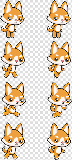 Sprite Sheet   Cat Sprite Sheet Png  Transparent Png