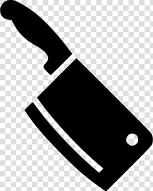 Butcher Knife Clipart   Meat Cleaver Icon Png  Transparent Png