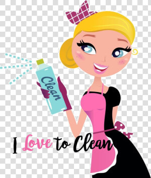 Maid Drawing Feather Duster   Classy Cleaning Lady Clipart  HD Png Download